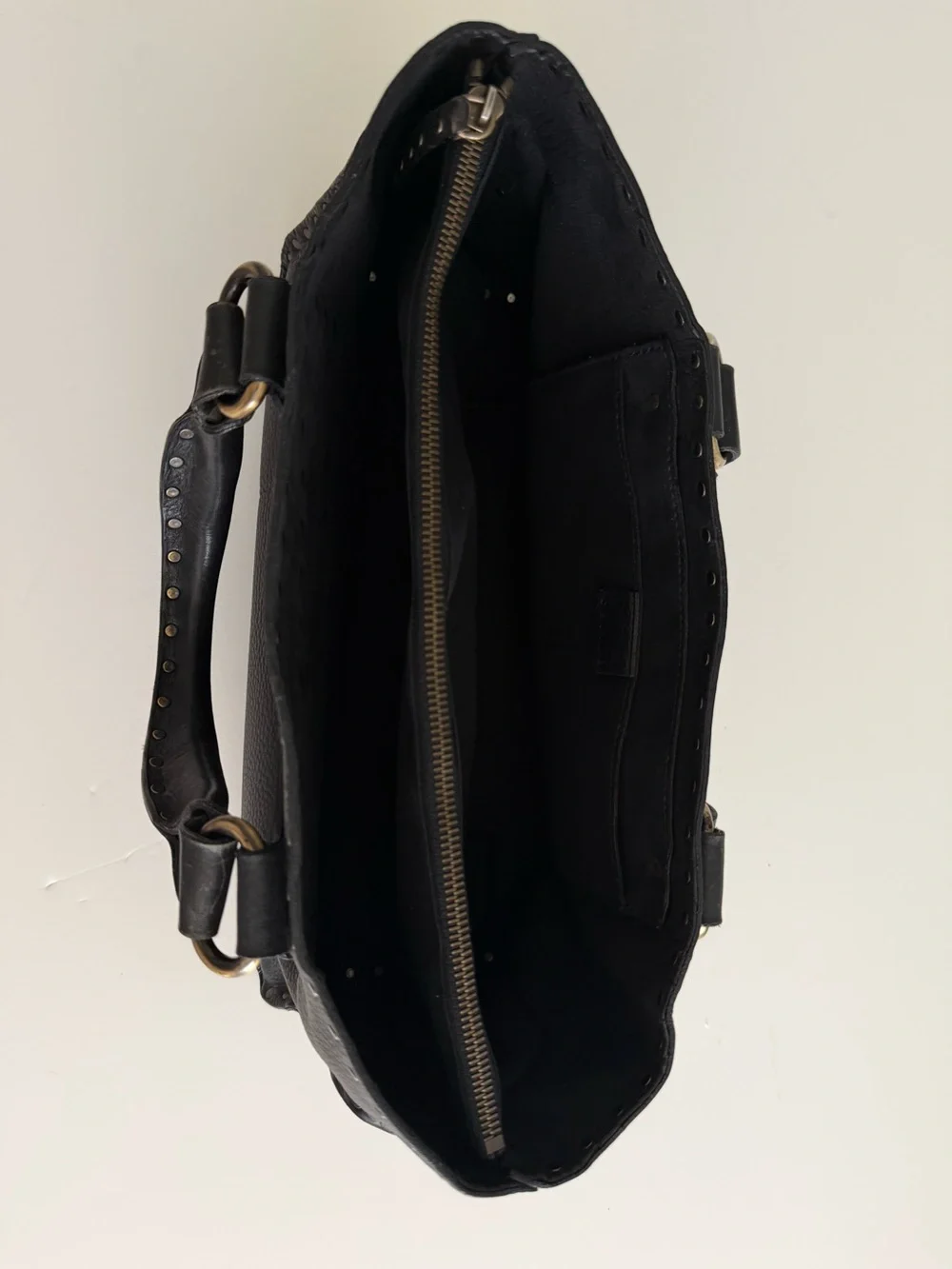 Celine Boogie Bag Studs Black Vintage